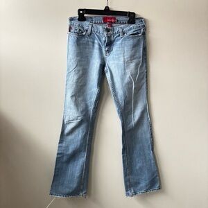 Hollister Low Rise Light Wash Jeans
